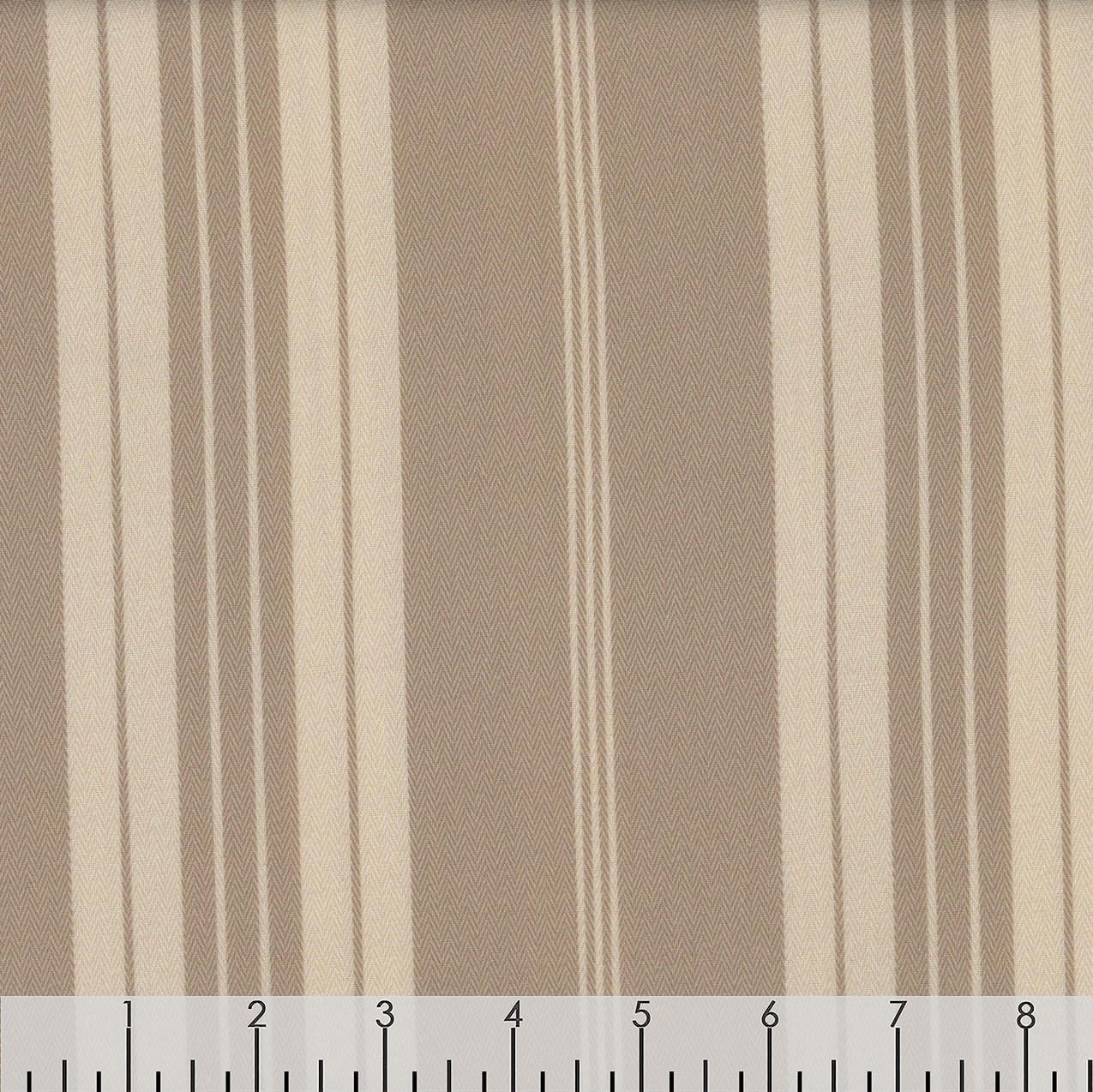 Marcus Fabrics Lavender & Lace Dawn Heese Beige Stripe | Quilt Fabric